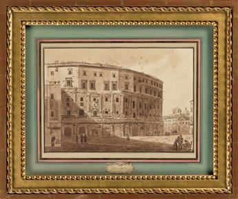 VICTOR-JEAN NICOLLE (Paris 1754-1826 Paris) Three views of Rome.